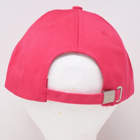 Breast Cancer Awareness Cap Pink Adjustable Strapback Embroidered Ribbon New Hat - Picture 6 of 9